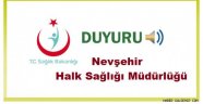 Nevşehir Halk Sağlığı Müdürlüğü'nün 70. Verem Eğitimi ve Propaganda Haftası ile İigili Basın Açıklaması