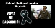 Gülşehir Eski Nüfus Müdürü Mehmet Gediksiz Hayatını Kaybetti.