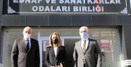Nevşehir Valisi BECEL Nevşehir Esnaf Odaları Birliğini Ziyaret Etti