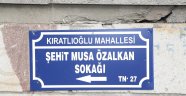 Zeytin Dalı harekâtının ilk şehidi Musa Özalkan’ın İsmi Nevşehir’deki  Bir Sokakta Yaşatılıyor.